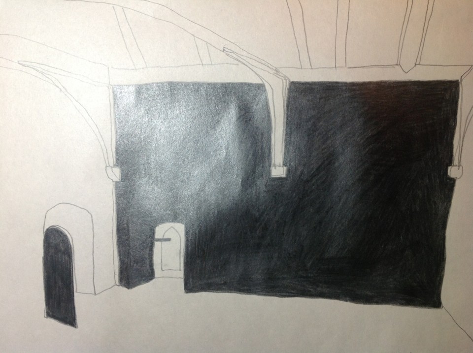 Drawing towards Llaneilain